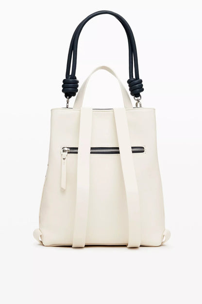 Desigual Women’s Beige Rucksack – Fall/Winter Functional Bag