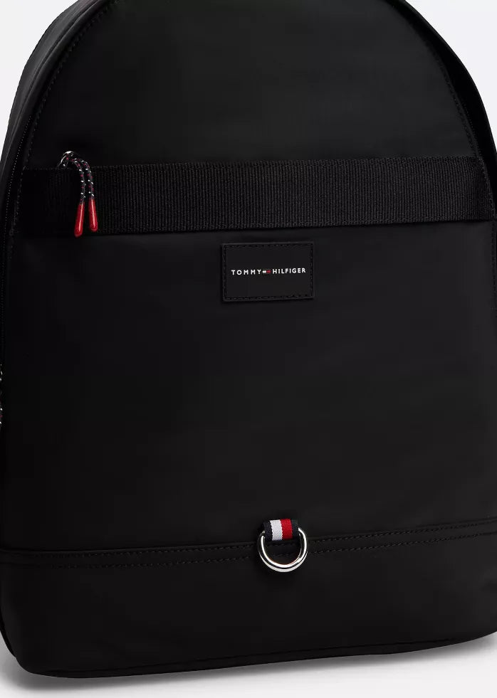 Tommy Hilfiger Men’s Recycled Polyester Backpack – 90% Recycled, 10% Polyurethane, Fall/Winter Bag