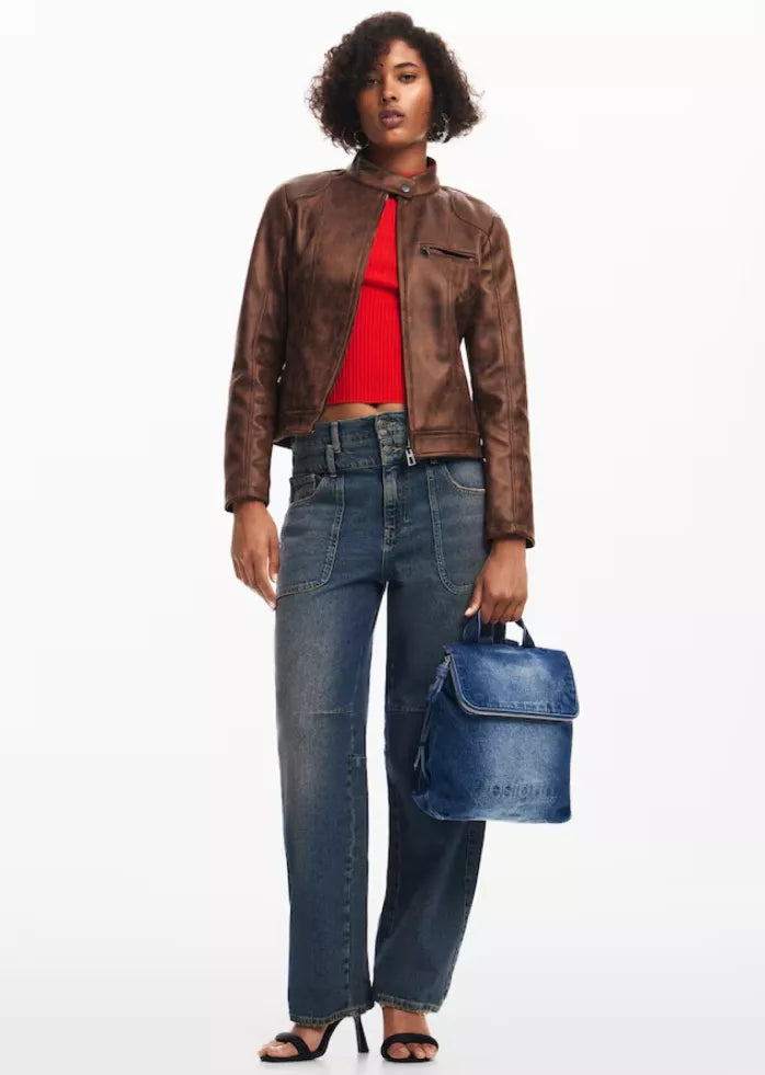 Desigual Women’s Blue 100% Polyurethane Backpack