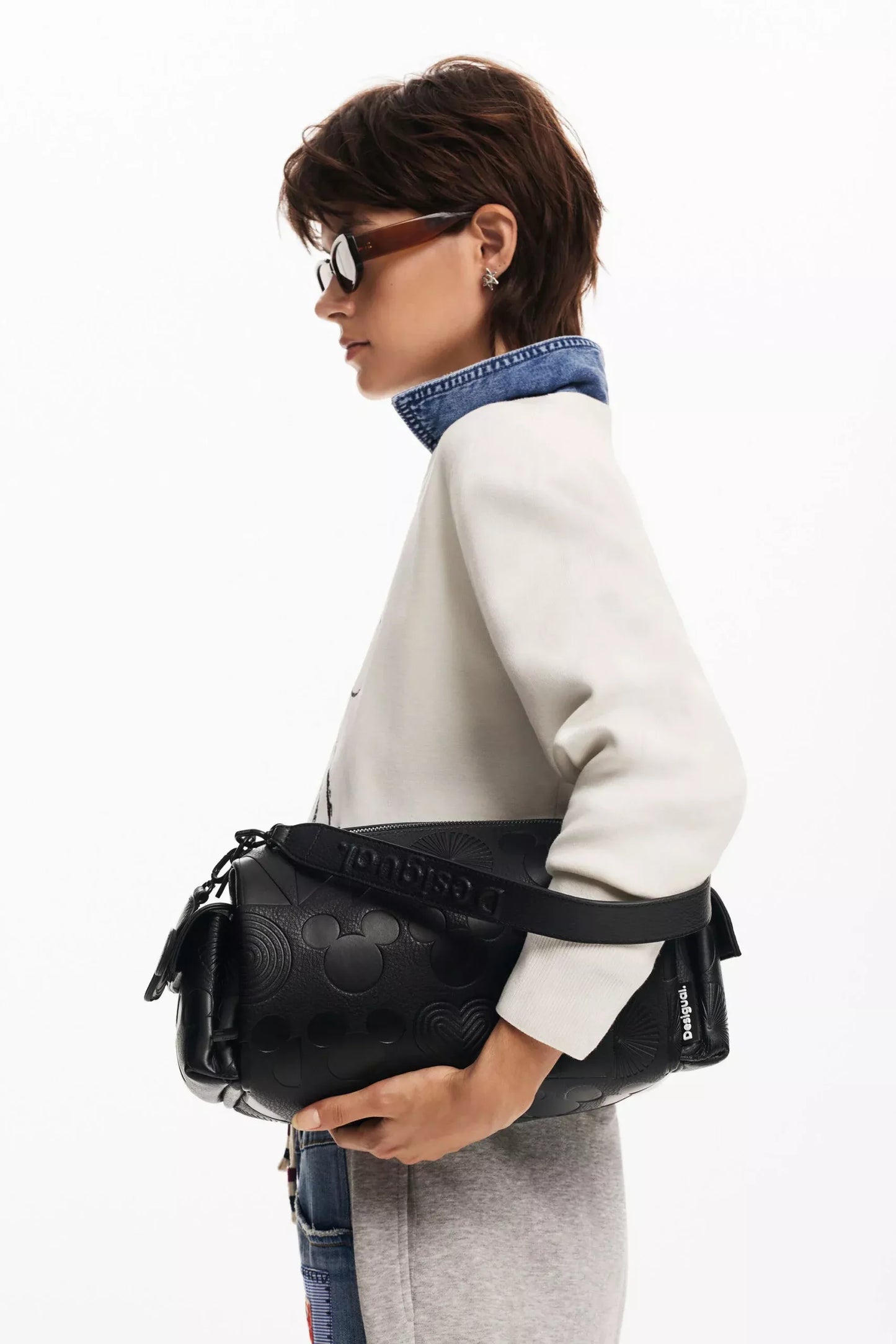 Desigual Women’s Black Long Handbag with Shoulder Strap