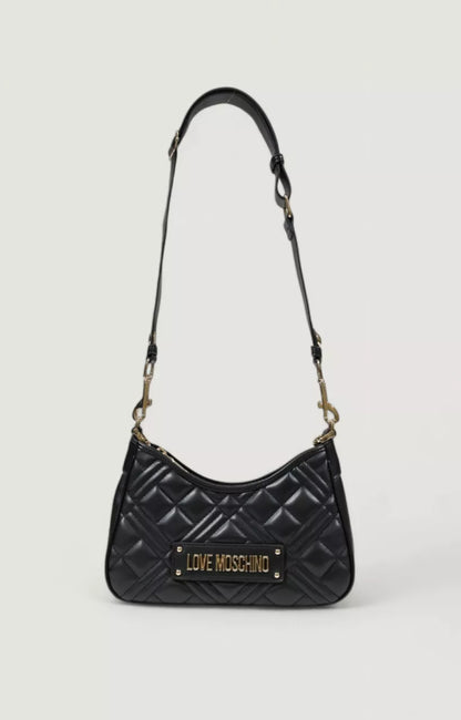 Love Moschino Women’s Black Plain Bag with Zip