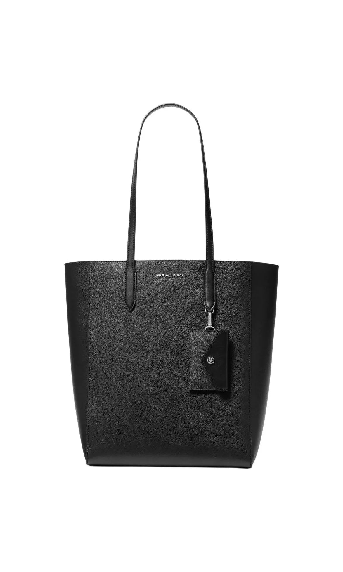 Michael Kors Women’s Black Handbag – Button Fastening, Inside Pocket & Spacious Design | Fall/Winter Collection