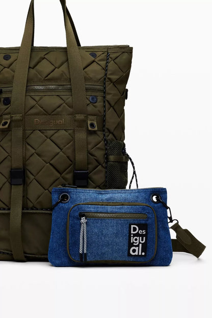 Desigual Women’s Green Handbag with Zip Closure