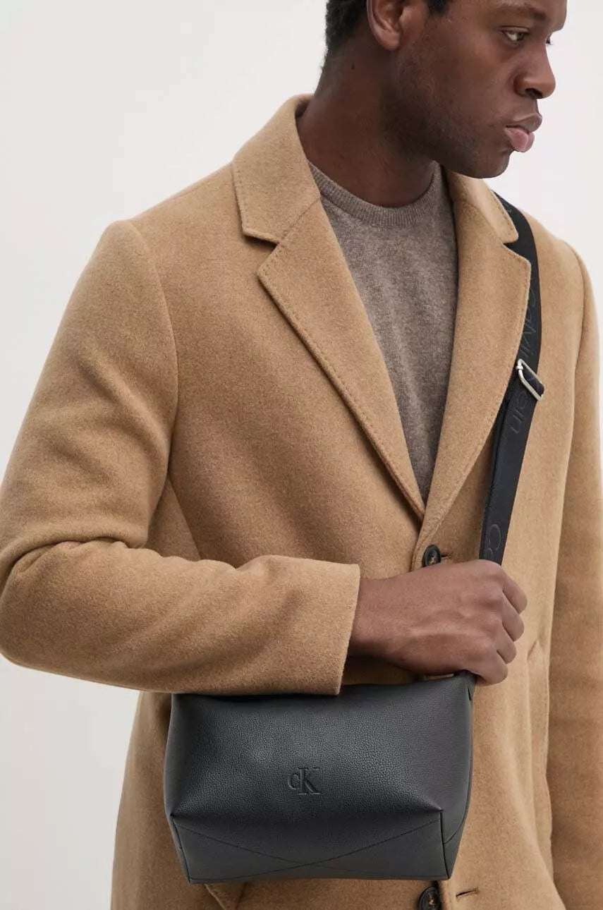 Calvin Klein Jeans Men’s Fall/Winter Bag | Stylish Polyurethane Shoulder Bag