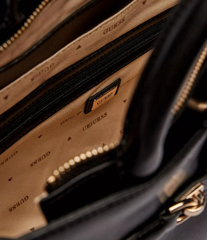 Guess Women’s Black Convertible Handbag & Shoulder Bag – Premium Fall/Winter Essential