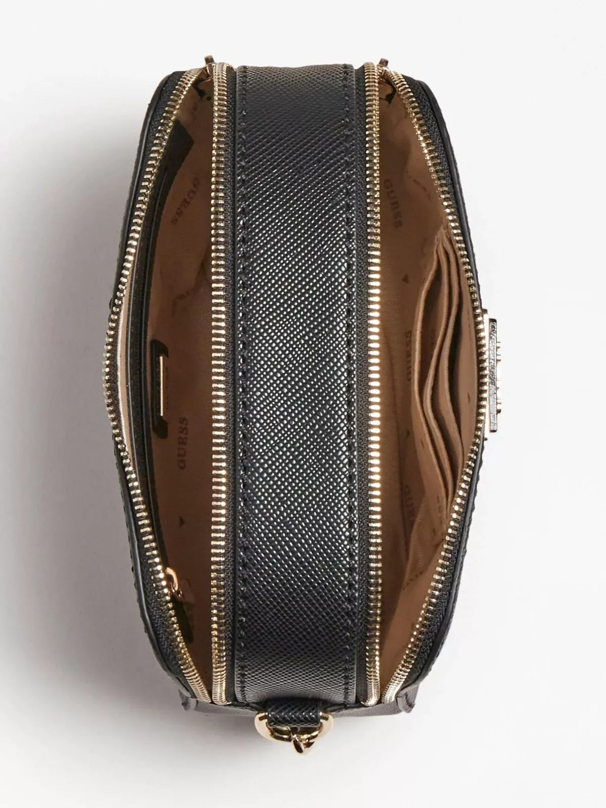 Guess Women’s Black Compact Shoulder Bag – Elegant Fall/Winter Essential