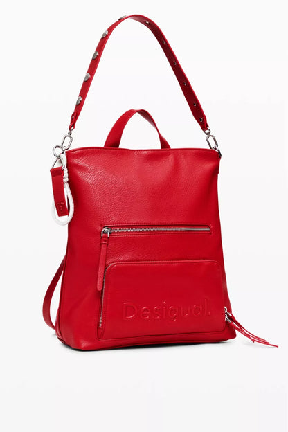 Desigual Red Handbag and Rucksack for Women