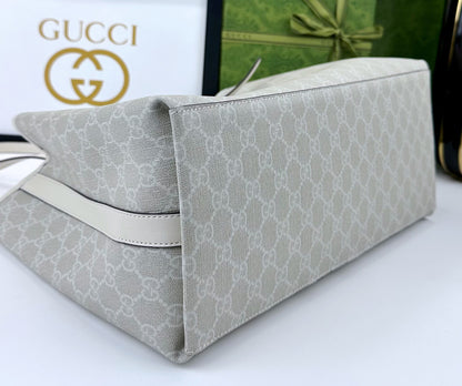 Gucci Elegant Taupe Pebbled Leather Medium Hobo Bag with Signature Gold Horsebit