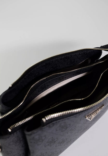 GUESS Women’s Grey Printed Shoulder Bag