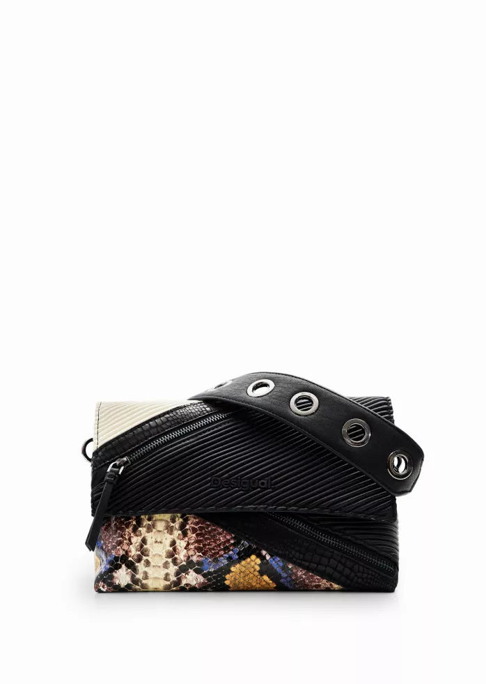 Desigual Stylish Bag with Adjustable Strap, Multi-Pockets & Sleek Design