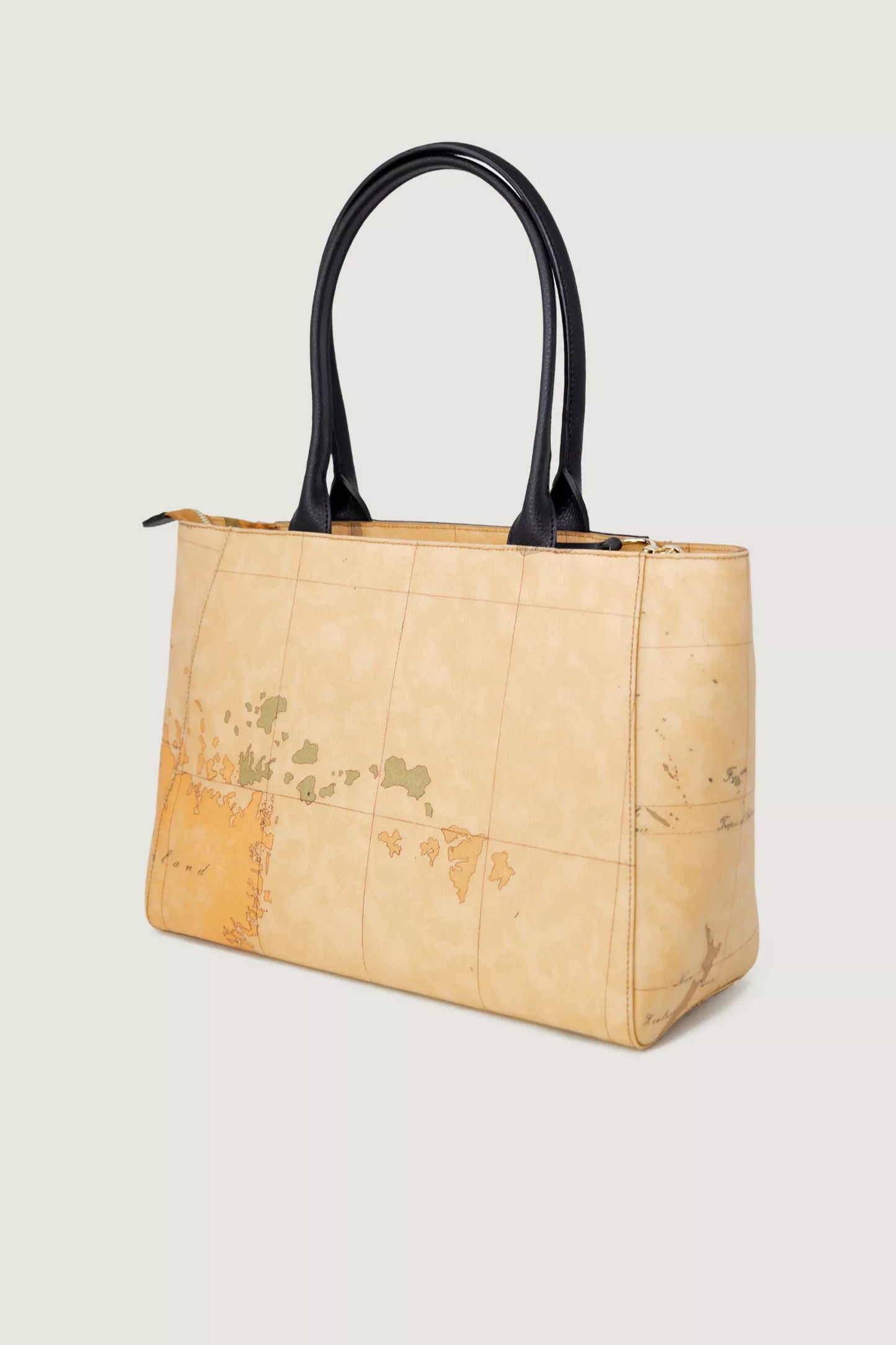 Alviero Martini Prima Classe Women’s Black Geometric Handbag – Elegant & Versatile