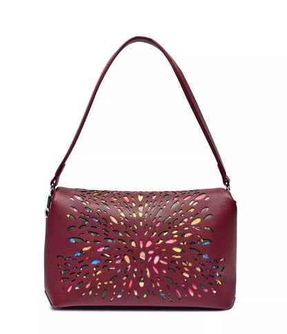 Desigual Red Women’s Bag – Chic Fall/Winter Handbag with Spacious Interior