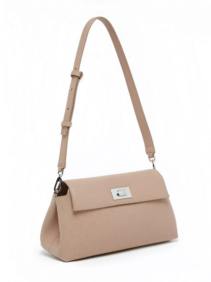 Calvin Klein Women’s Fall/Winter Shoulder Bag – 100% Recycled Polyester, Eco-Friendly Designer Handbag