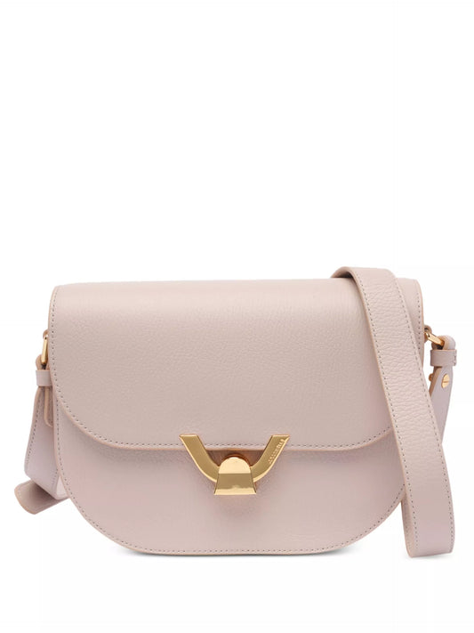 Coccinelle Women’s Pink Leather Shoulder Bag