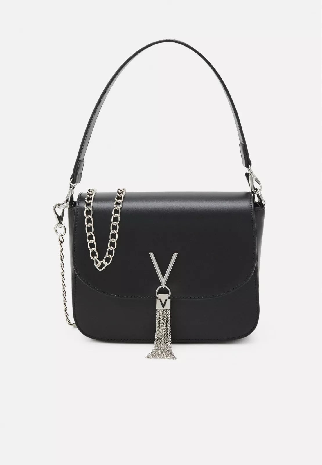 Valentino Luxury Bag with Removable Shoulder Strap & Chain, Logo Design