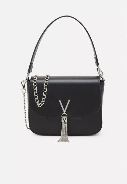 Valentino Luxury Bag with Removable Shoulder Strap & Chain, Logo Design