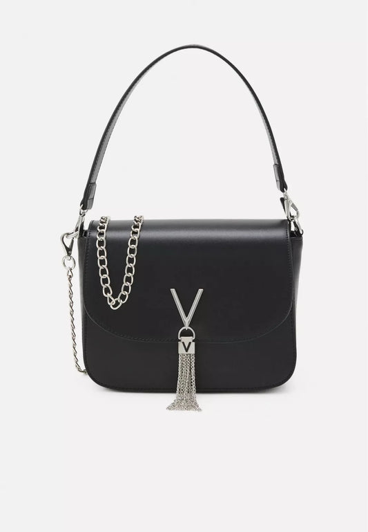 Valentino Luxury Bag with Removable Shoulder Strap & Chain, Logo Design