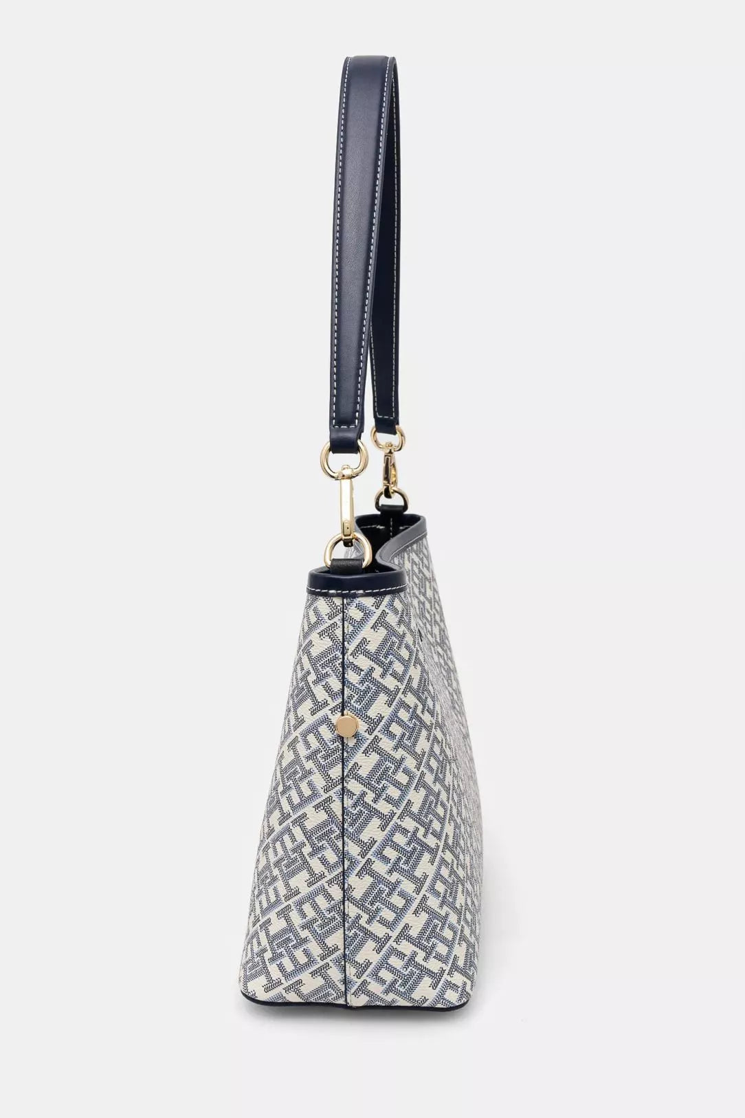 Tommy Hilfiger Large Women’s Bag with Logo Print – 100% Polyurethane, Spring/Summer Handbag