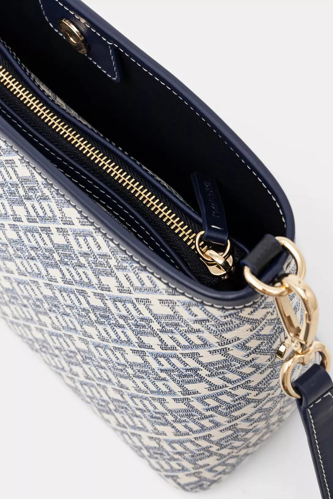 Tommy Hilfiger Large Women’s Bag with Logo Print – 100% Polyurethane, Spring/Summer Handbag