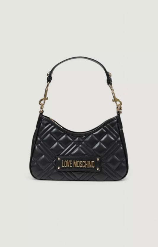 Love Moschino Women’s Black Plain Bag with Zip