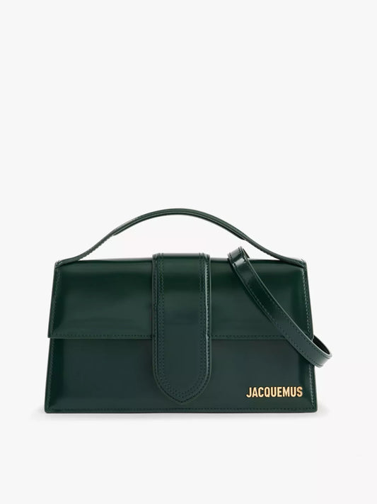 Jacquemus Le Grand Bambino Patent Calfskin Shoulder Bag – Removable Strap & Compact Design