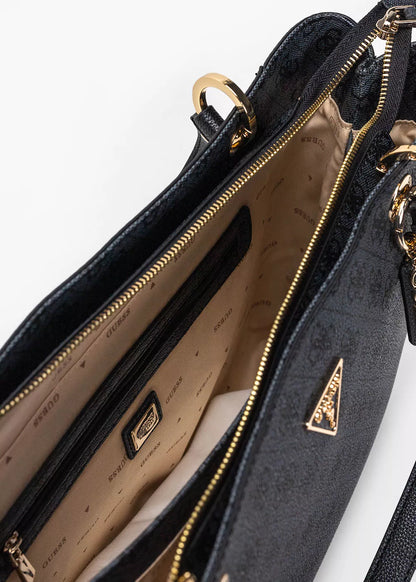 Guess Women’s Grey Handbag with Zip Fastening – Chic Fall/Winter Essential