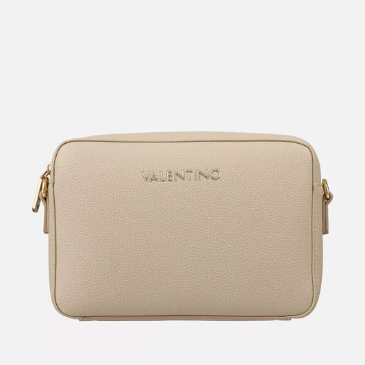 Valentino Alexia Ecru Faux Leather Bag