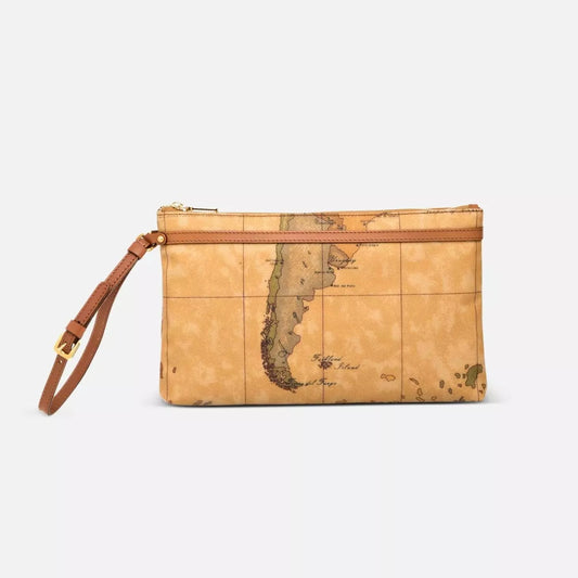 Alviero Martini Prima Classe Beige Leather Handbag