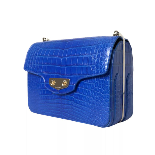Balenciaga Neo Classic Chain Alligator Shoulder Bag – Luxury Designer Handbag