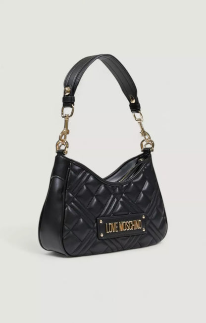 Love Moschino Women’s Black Plain Bag with Zip