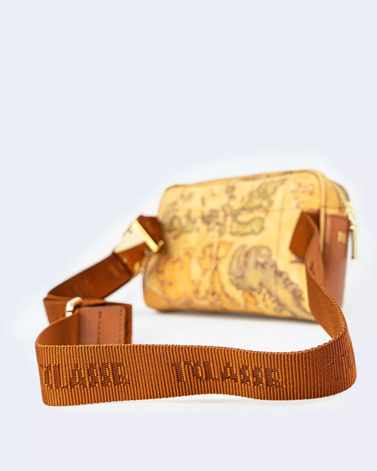 Alviero Martini Prima Classe Women’s Beige Leather Shoulder Bag Fall/Winter