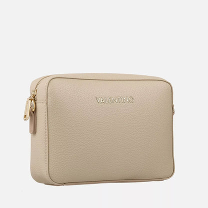 Valentino Alexia Ecru Faux Leather Bag