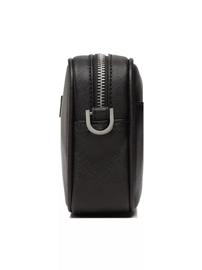 GUESS Men’s Black Shoulder Bag – Sleek Everyday Crossbody for Modern Style