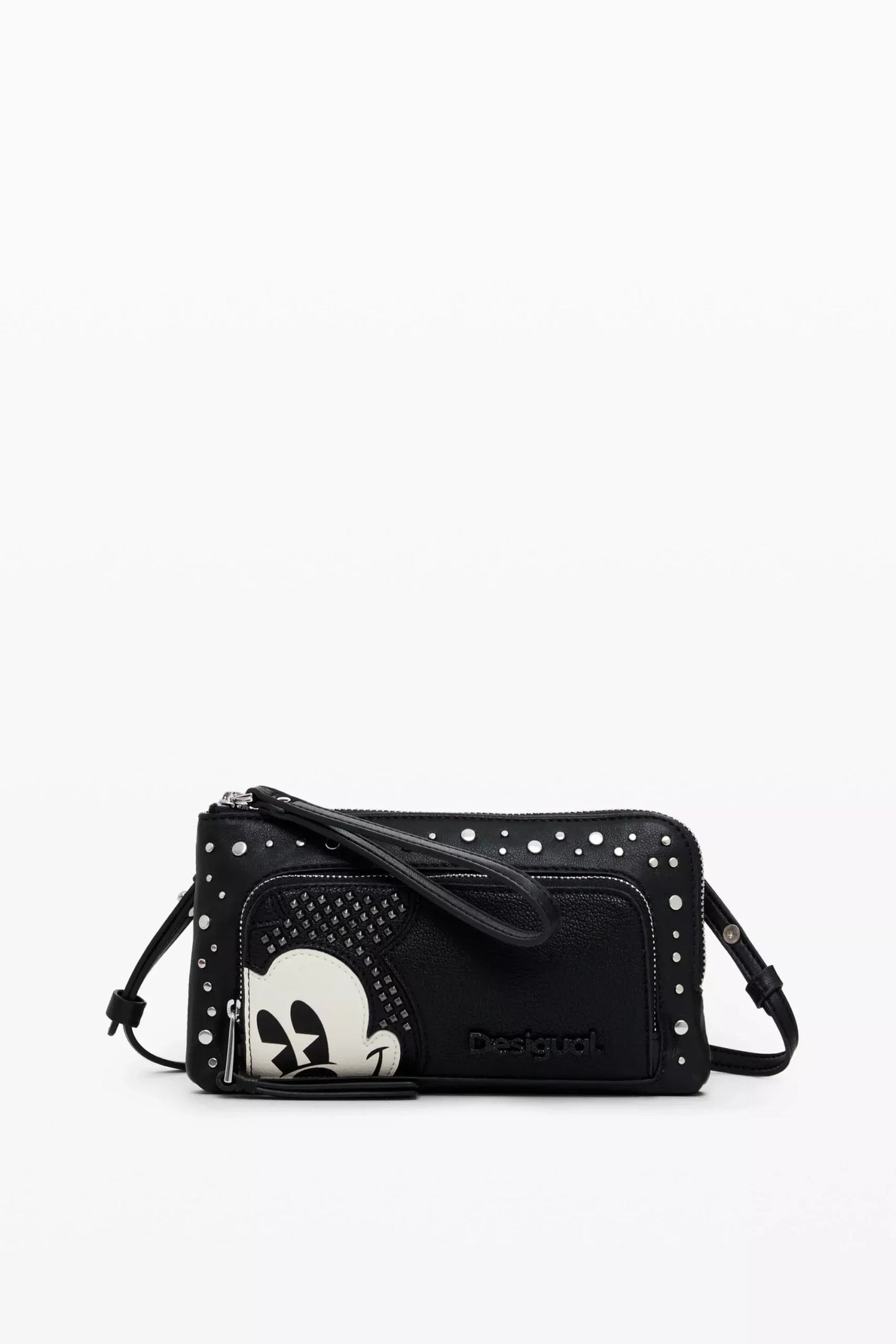 Desigual Women’s Black Printed Bag with Secure Zip Pockets