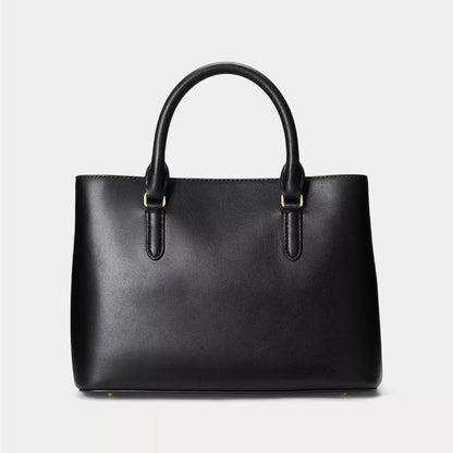 Ralph Lauren Signature Leather Handbag with Removable Shoulder Strap