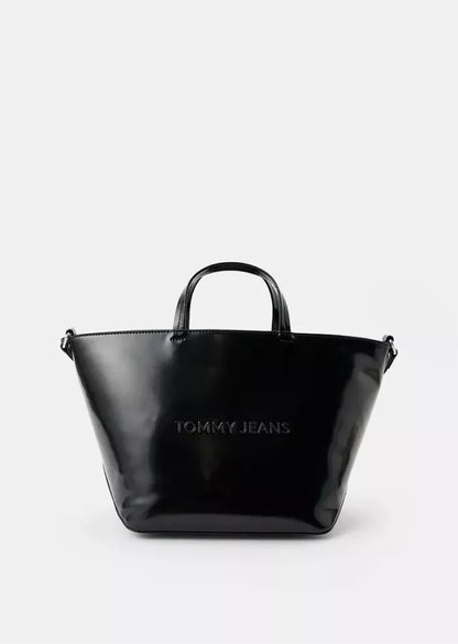 Tommy Hilfiger Women’s Fall/Winter Polyurethane Tote Bag – Stylish & Spacious Handbag