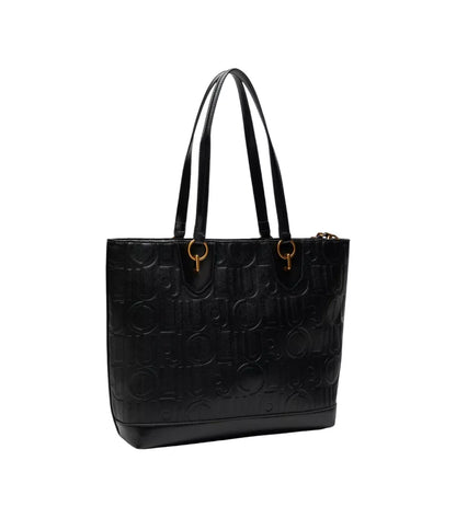 Liu Jo Women’s White/Black Print Handbag – Versatile Shoulder & Handbag