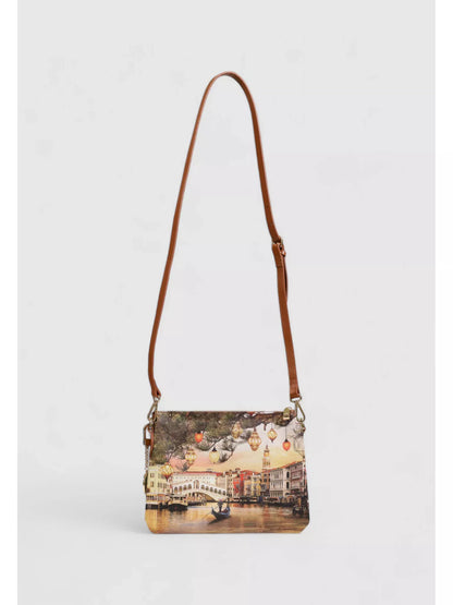 Y Not? Red & Beige Printed Women’s Shoulder Bag – Chic Fall/Winter Accessory