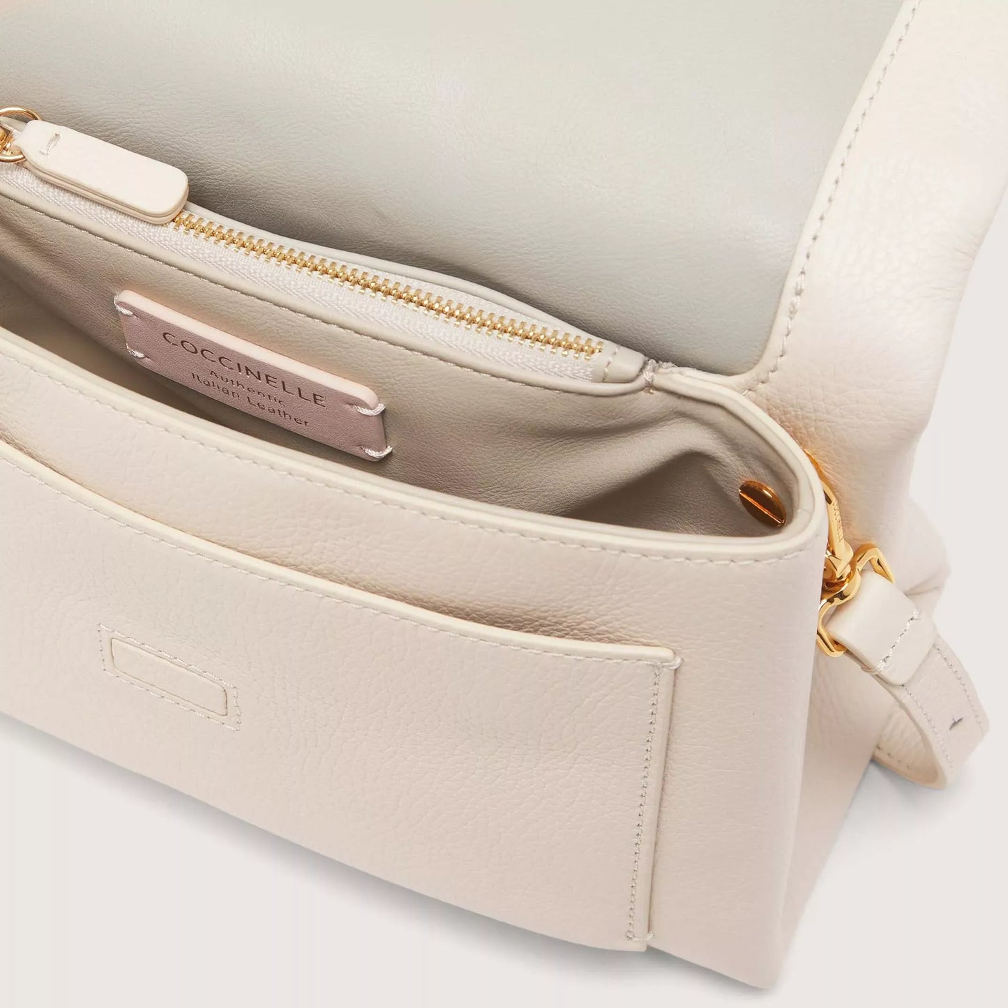 Coccinelle Women’s White Leather Handbag