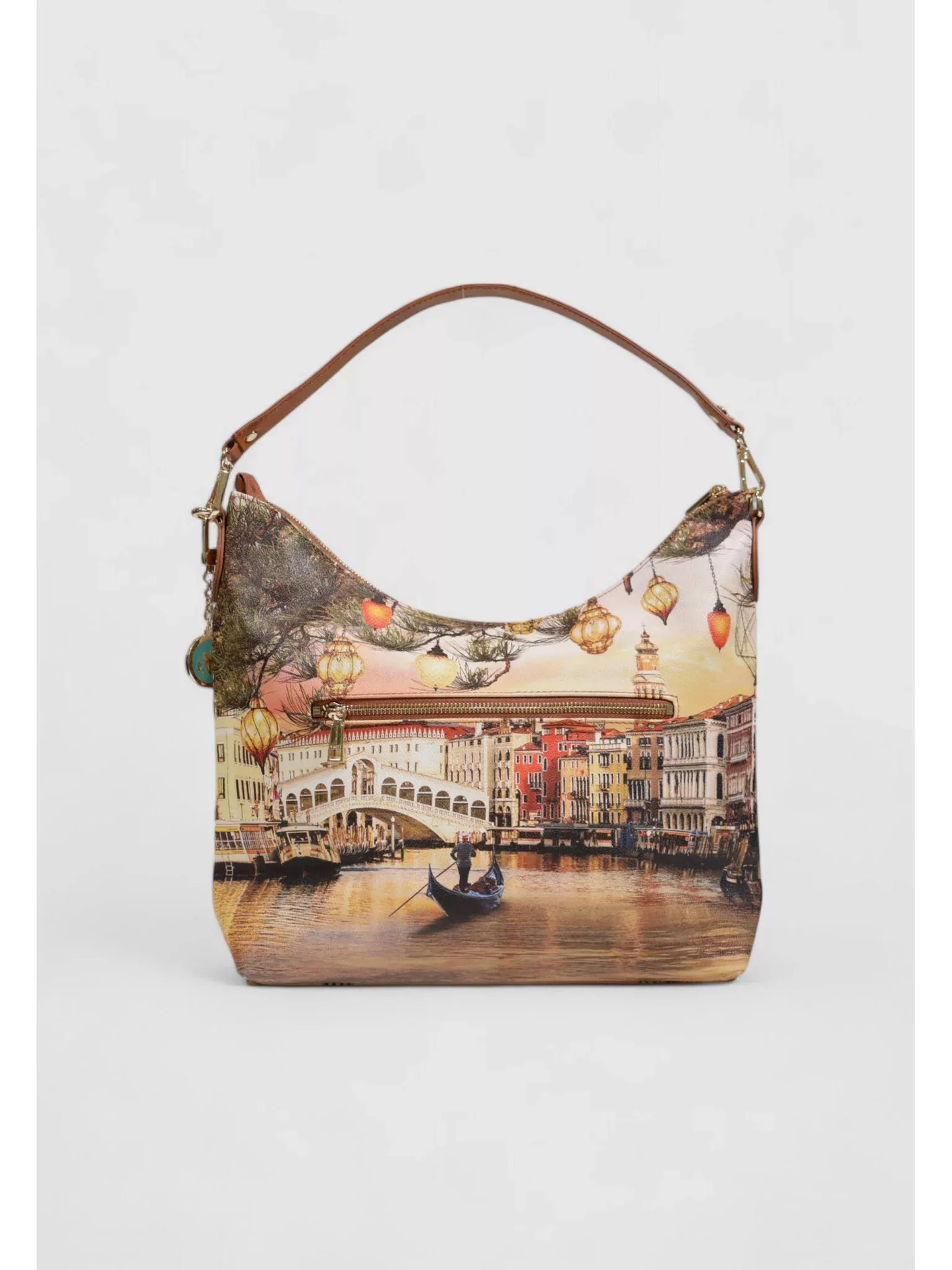 Y Not? Women’s Red & Beige Printed Handbag – Fall/Winter Fashion Bag