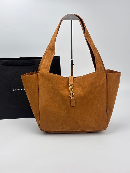 Saint Laurent Le 5 À 7 Bea Suede Tote Bag