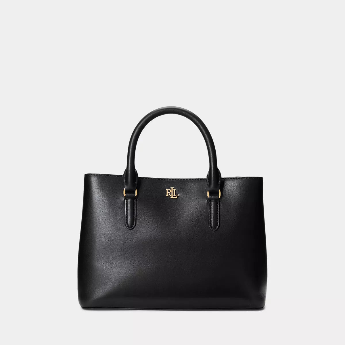 Ralph Lauren Signature Leather Handbag with Removable Shoulder Strap