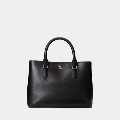 Ralph Lauren Signature Leather Handbag with Removable Shoulder Strap