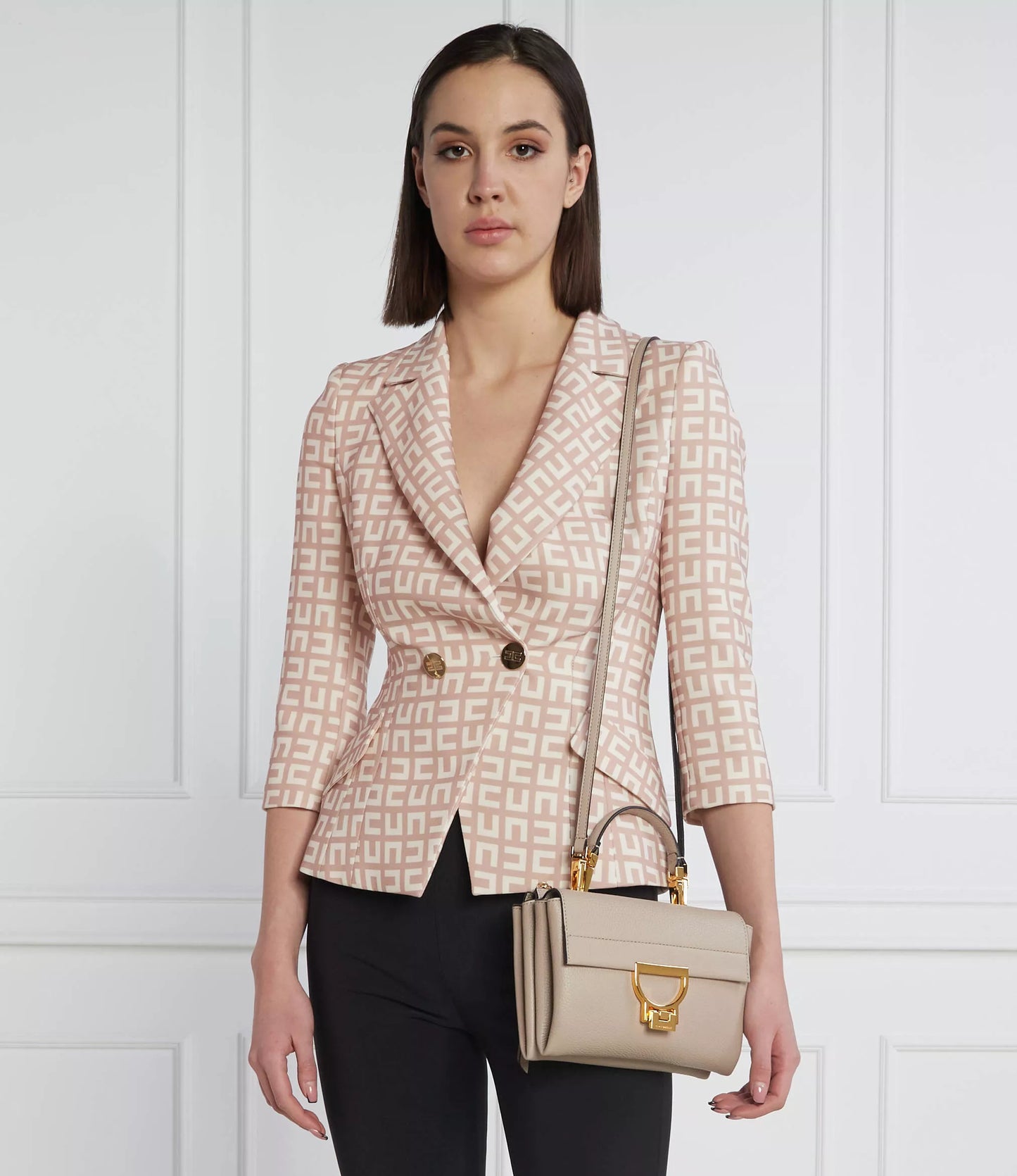 Coccinelle Women’s White Leather Shoulder Bag