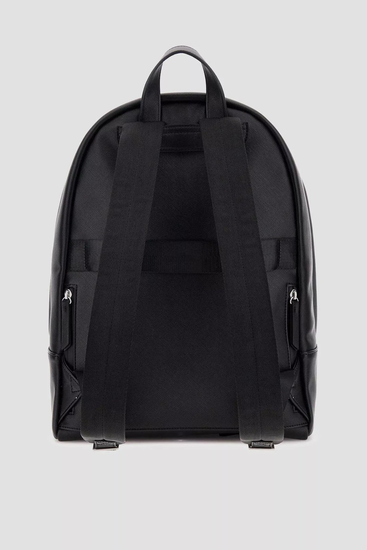 GUESS Men’s Black Rucksack – Stylish Spring/Summer Travel & Daily Backpack