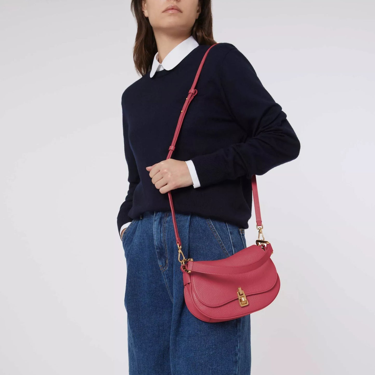 Coccinelle Women’s Pink Leather Handbag