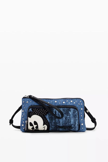 Desigual Women’s Blue Zip Shoulder Bag