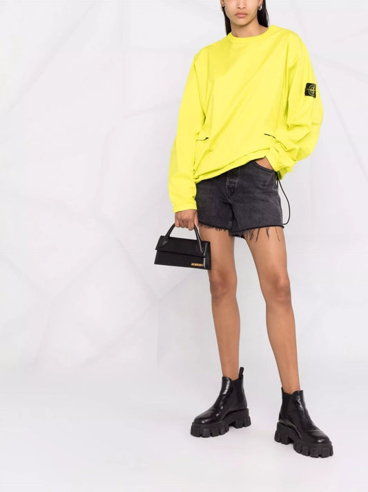 Jacquemus Elegant Black Leather Handbag with Gold Accents & Removable Shoulder Strap