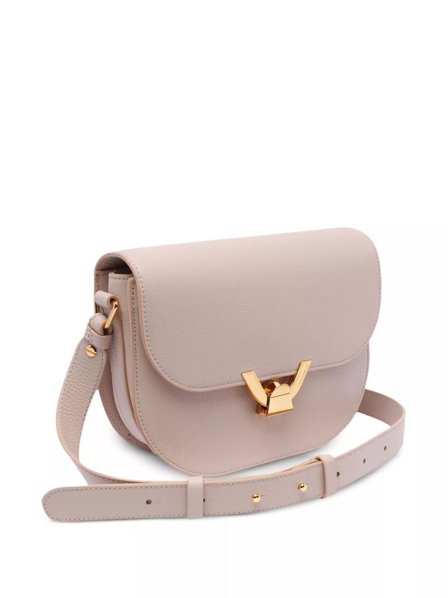 Coccinelle Women’s Pink Leather Shoulder Bag