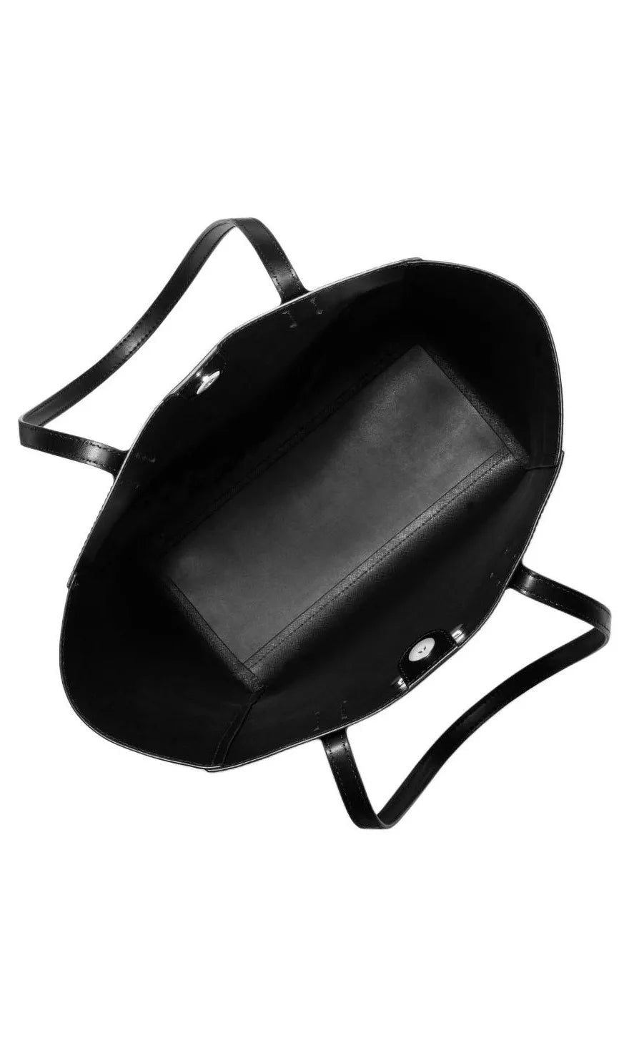 Michael Kors Women’s Black Handbag – Button Fastening, Inside Pocket & Spacious Design | Fall/Winter Collection